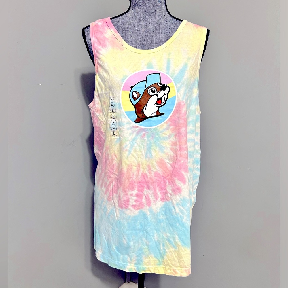 NWT Buc-ee’s Tiedye Tank Top Size L